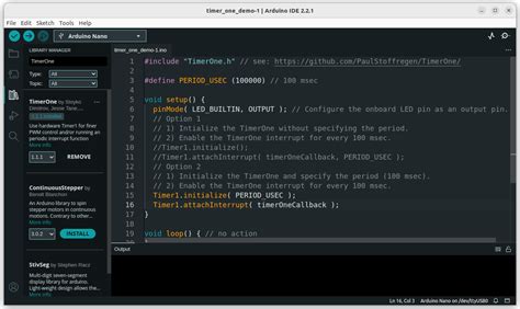 timerone arduino|arduino ide timer.